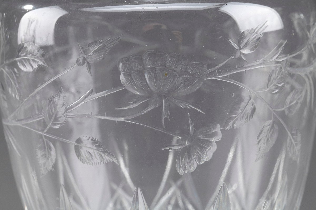 Ensemble d'Une Aiguière Et d'Une Carafe En Cristal-photo-8