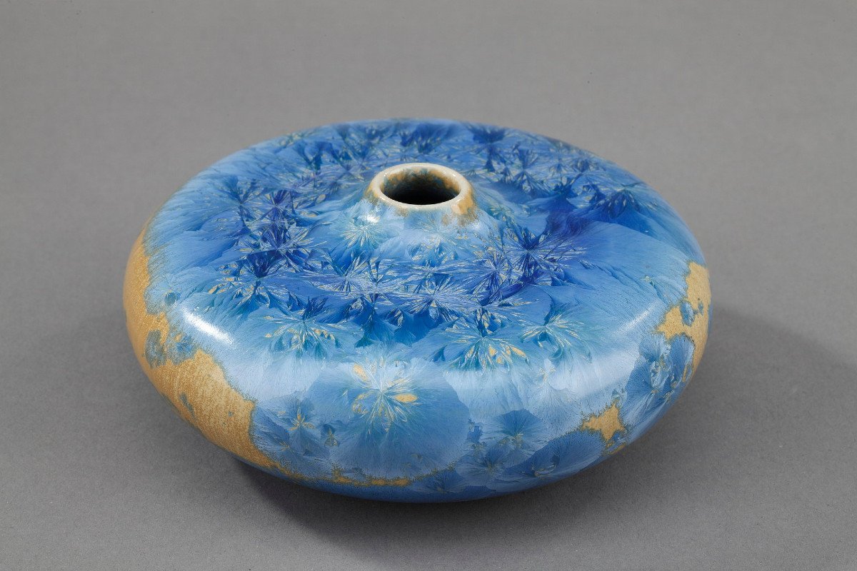 Small Ceramic Vase By Serafino Ferraro, Vallauris - France-photo-2