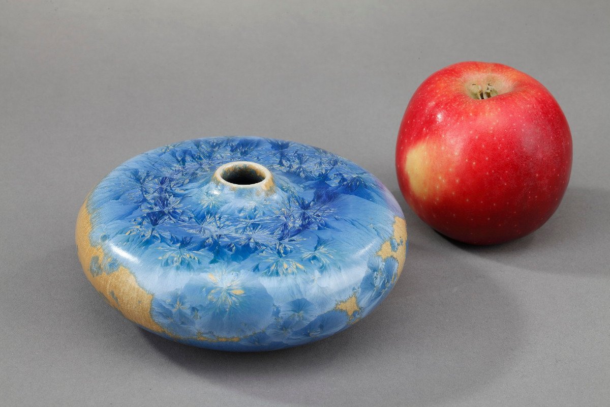 Small Ceramic Vase By Serafino Ferraro, Vallauris - France-photo-3