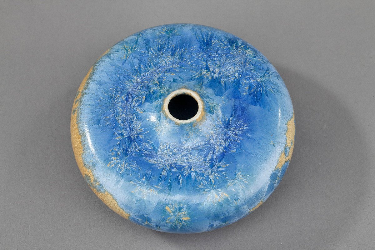 Small Ceramic Vase By Serafino Ferraro, Vallauris - France-photo-4