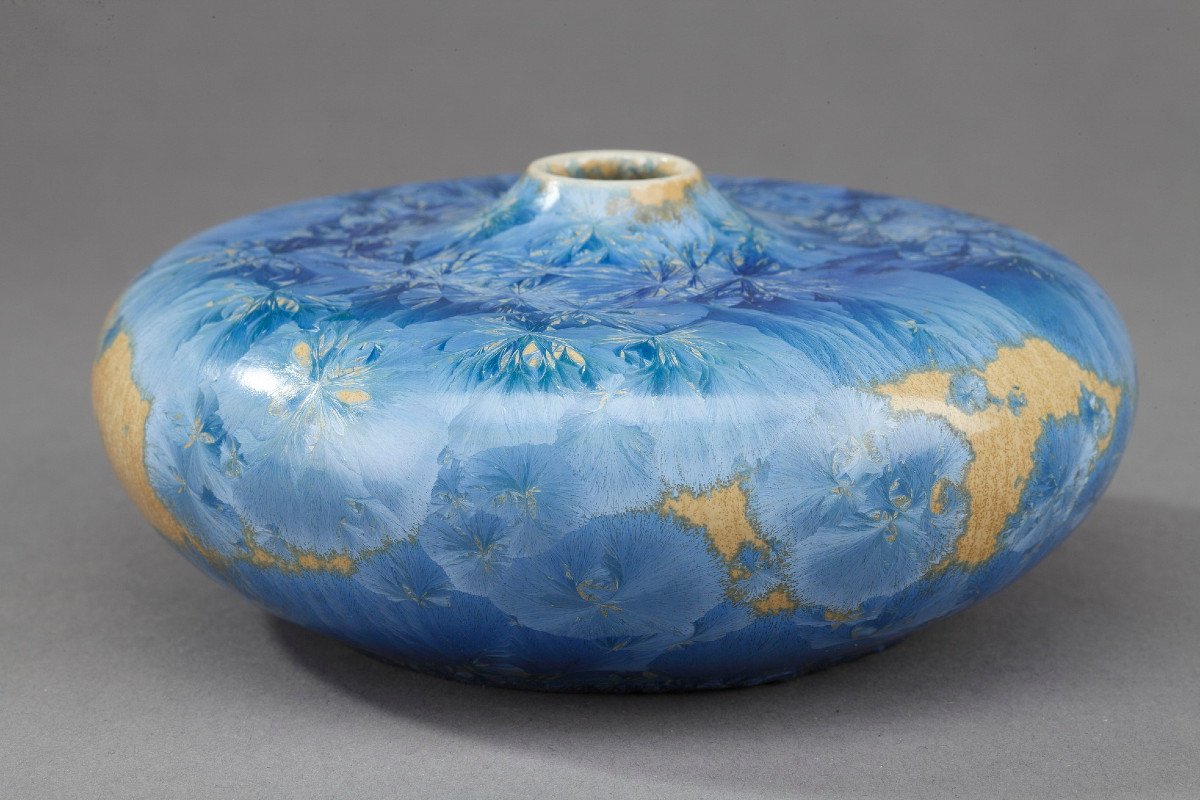 Small Ceramic Vase By Serafino Ferraro, Vallauris - France-photo-2