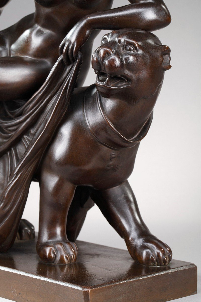 Bronze Of Ariadne Riding A Panther, After Johann Heinrich Dannecker -photo-7