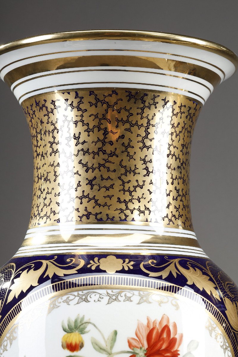 Paire De Vases En Porcelaine De Bayeux-photo-7