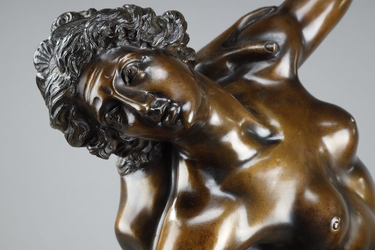 Très Important Bronze "Enlèvement des Sabines" d'après Jean de Bologne, XIXe siècle-photo-3