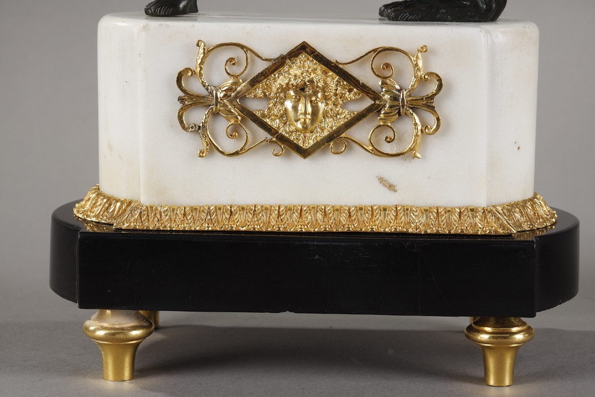 Pair Of Candelabras "aux Sphinges", Directoire Period-photo-5