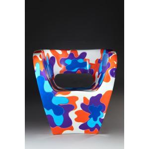 Pop - Little Albert Armchair By Ron Arad, Hand-painted, Signed Amane 