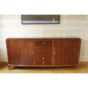 Sideboard In Rosewood And Rosewood In The Taste Of Jules Leleu