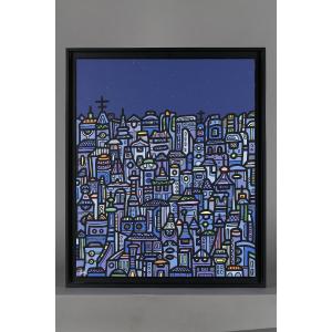 "istanbul", Painting On Canvas By Contemporary Artist Lukas