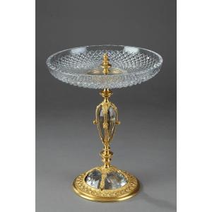 Crystal And Gilded Bronze Cup In The Renaissance Style, 20th Century