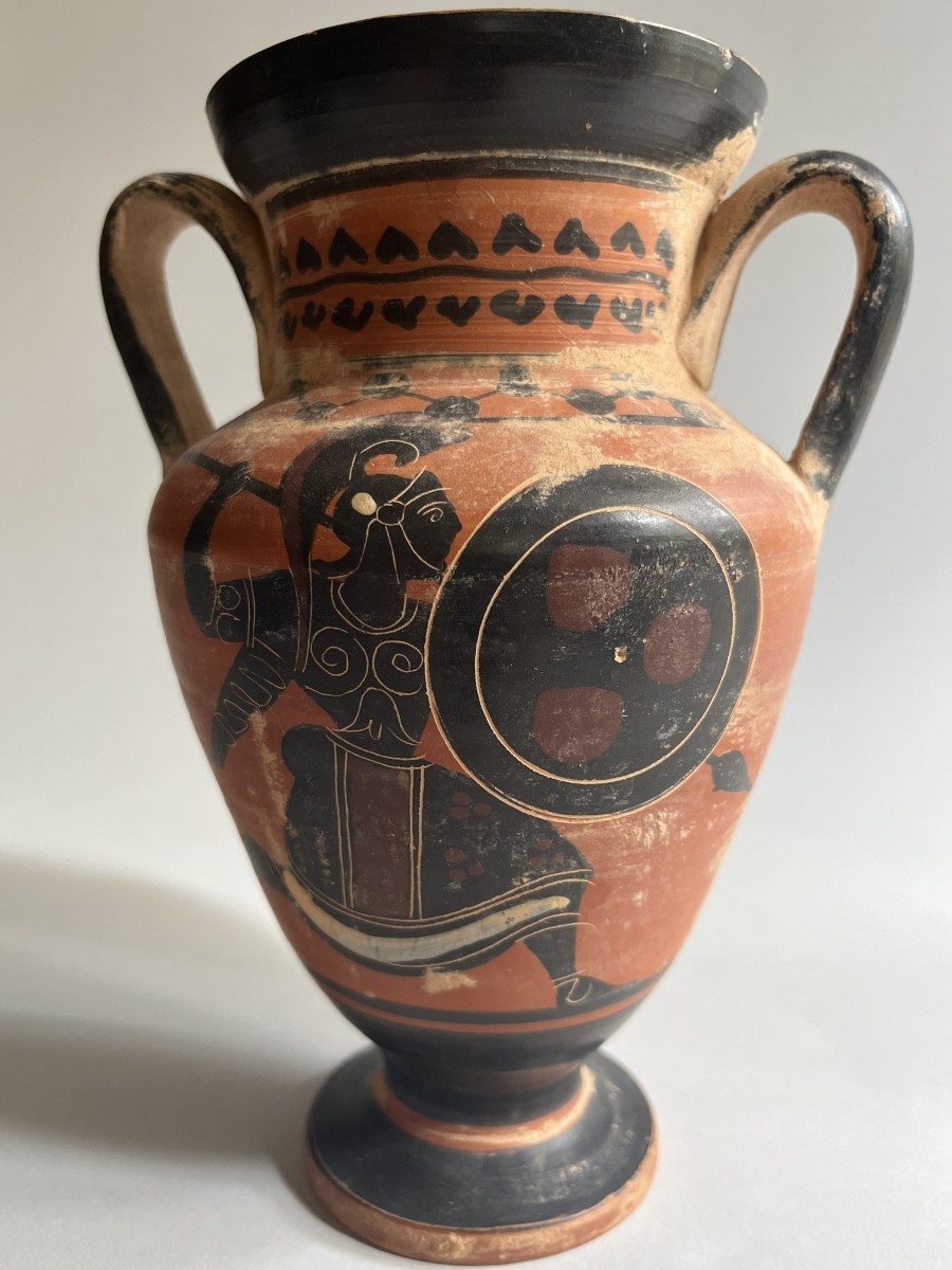 Vase "grand Tour" De Style Grec Italie XIXème
