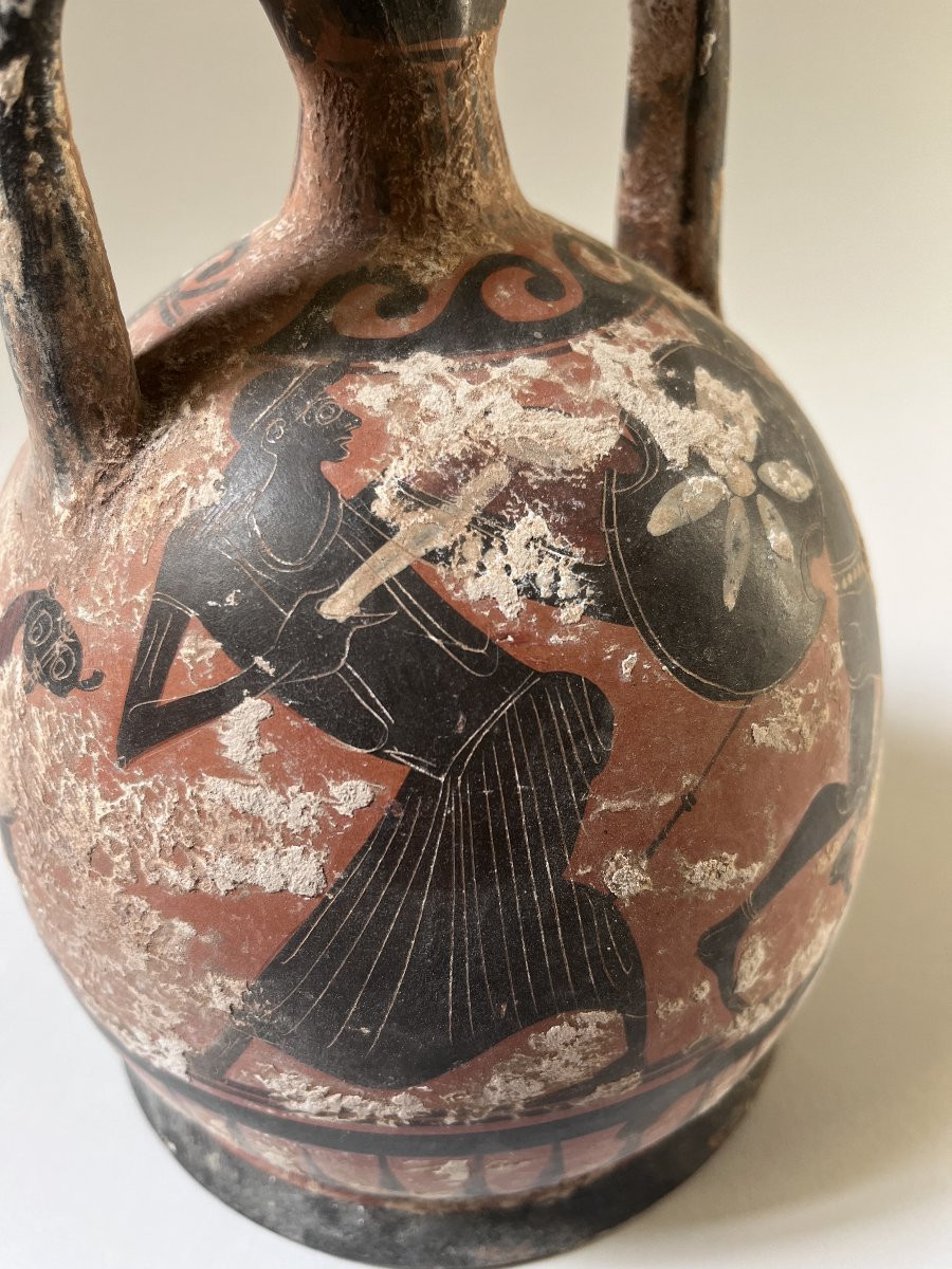 Vase Lécythe De Style Grec Antique XXème-photo-3