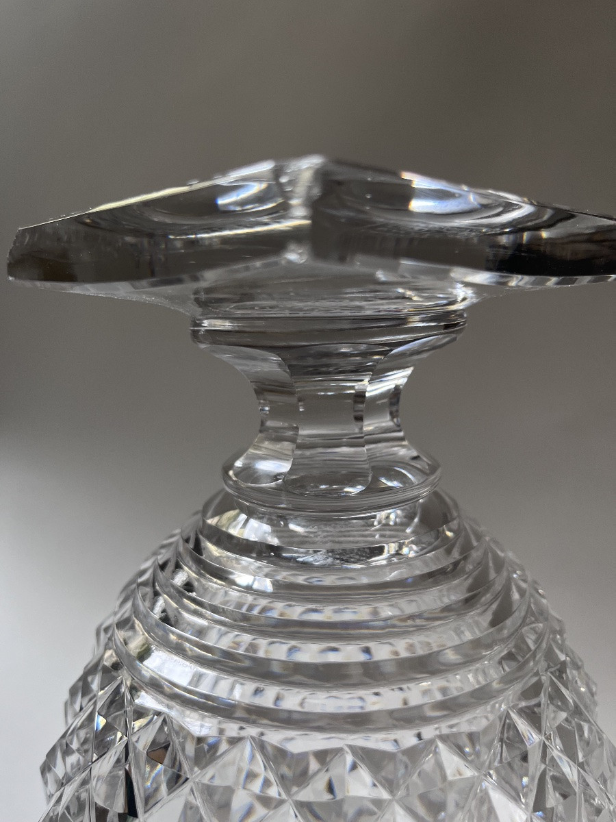 Paire de vases en cristal Baccarat XXème -photo-2