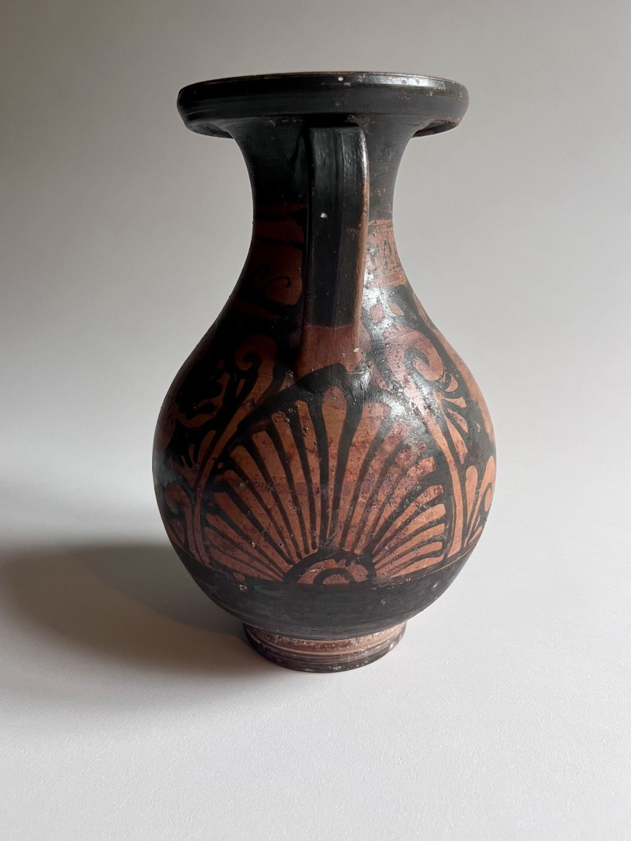 Amphore , vase grec profils de femme, Apulie IV siècle avant JC-photo-2