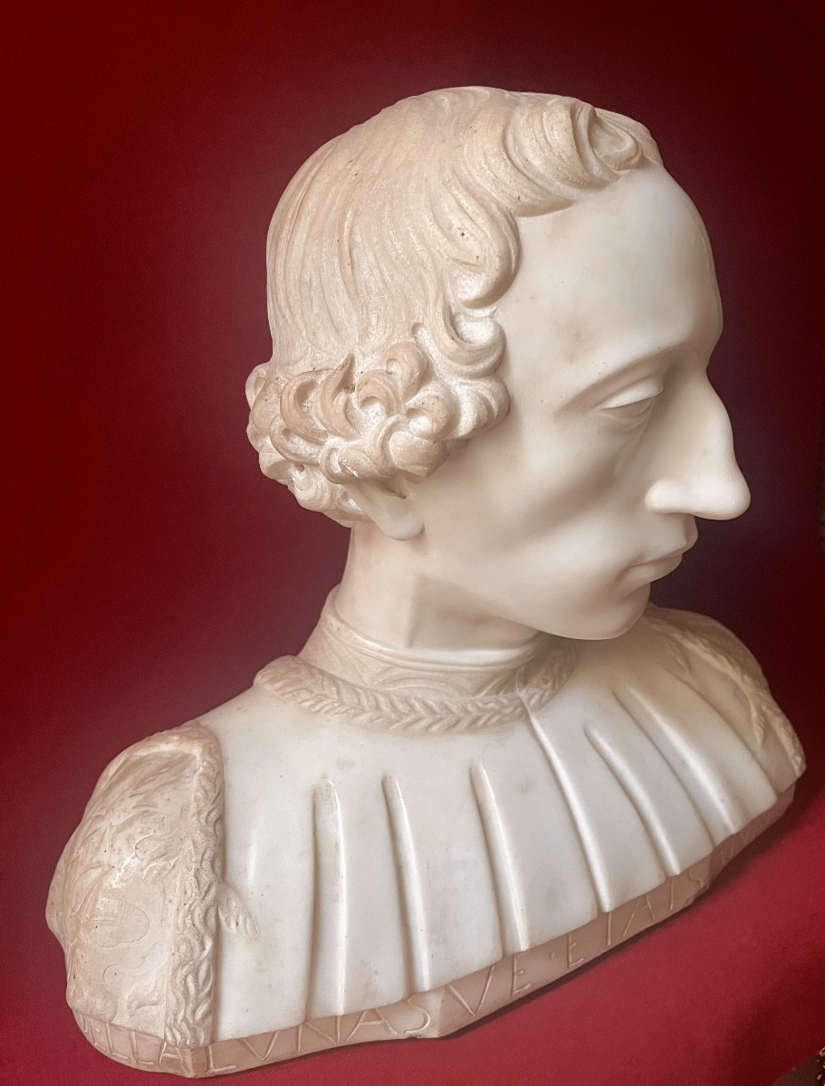 Renaissance-style Marble Bust After Mino Da Fiesole (1429-1484), Italy, 19th Century