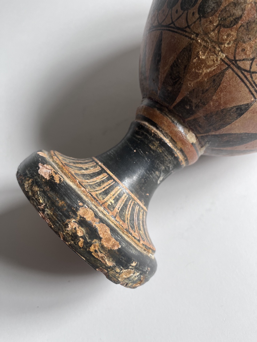 Amphore, vase grec de style Attique en terre cuite Grand Tour XIXème -photo-4