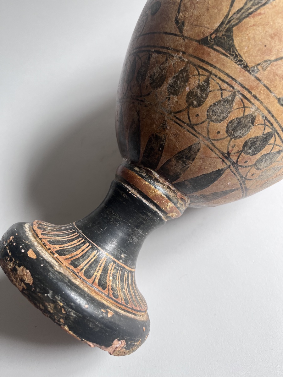 Amphore, vase grec de style Attique en terre cuite Grand Tour XIXème -photo-2