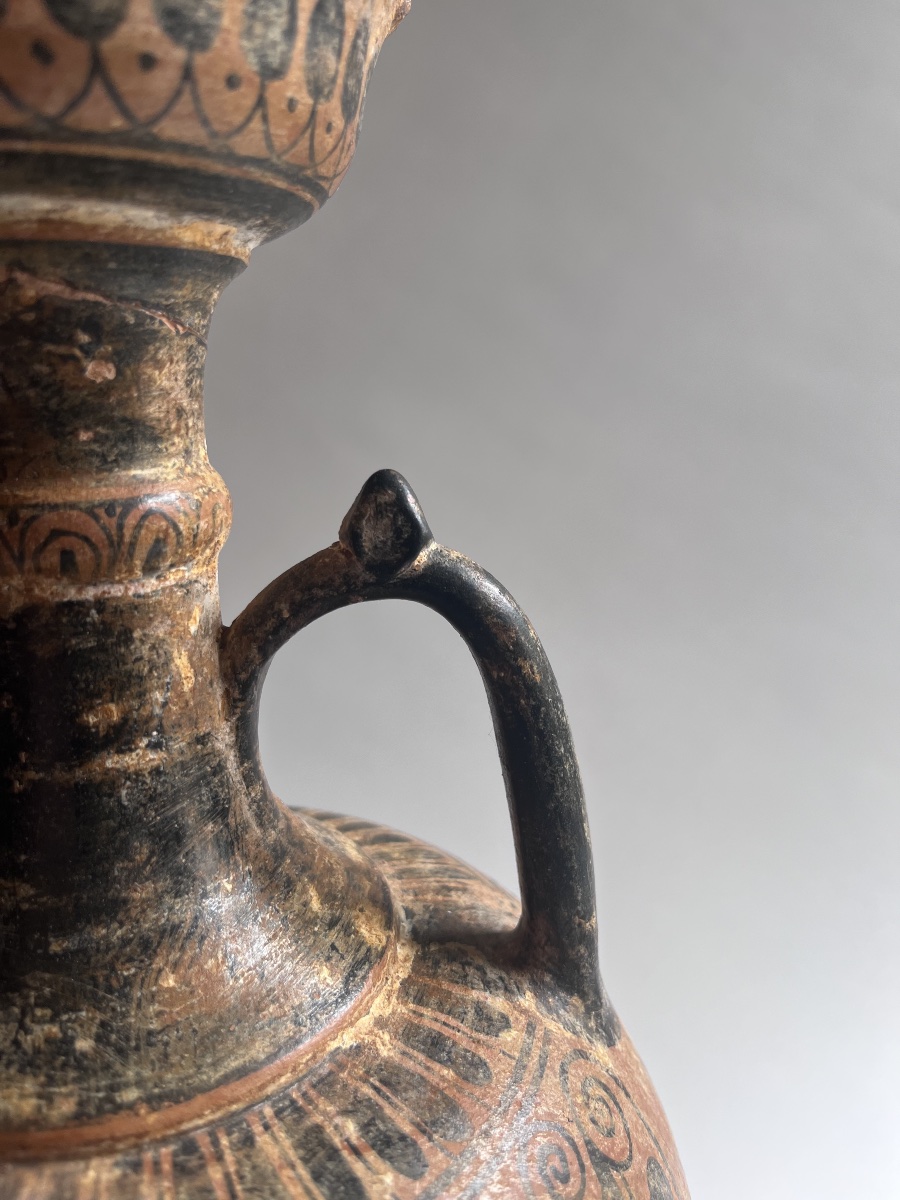 Amphore, vase grec de style Attique en terre cuite Grand Tour XIXème -photo-4