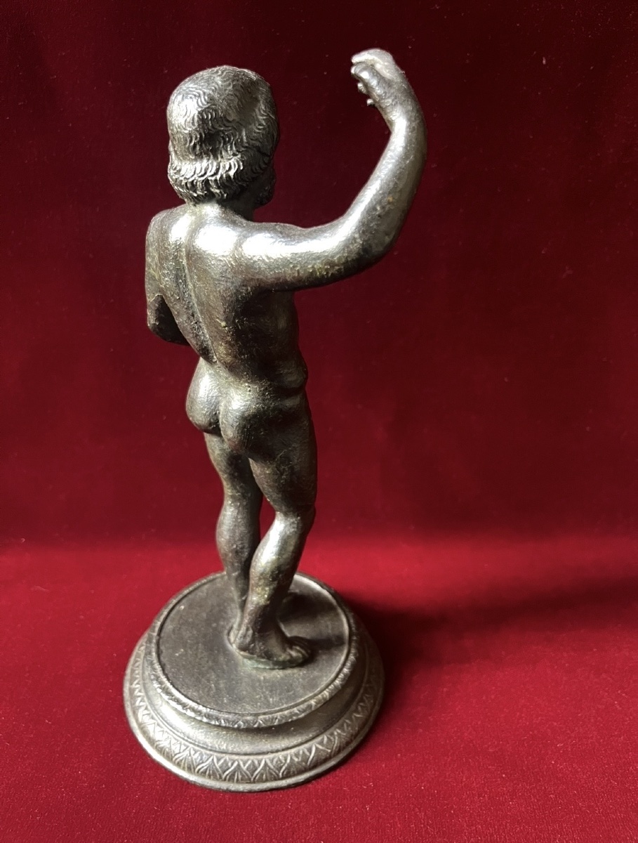 19th-century Bronze Statue Of Jupiter, Modeled After An Antique From The Grand Tour-photo-2