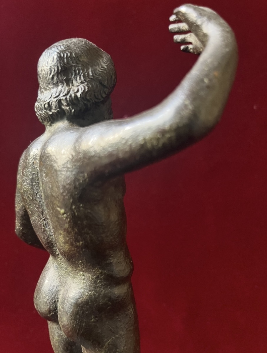 19th-century Bronze Statue Of Jupiter, Modeled After An Antique From The Grand Tour-photo-4