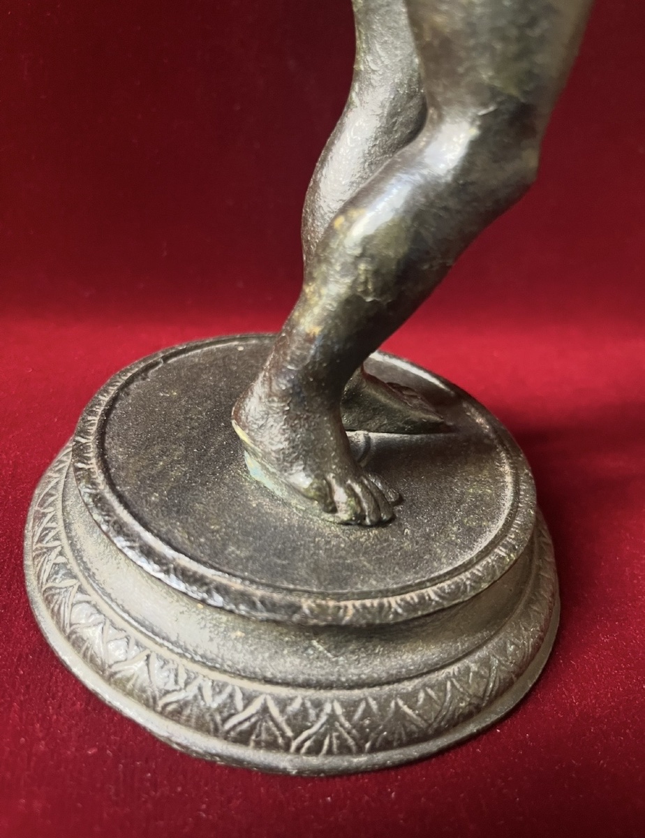 19th-century Bronze Statue Of Jupiter, Modeled After An Antique From The Grand Tour-photo-5