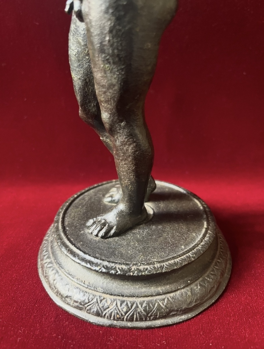 19th-century Bronze Statue Of Jupiter, Modeled After An Antique From The Grand Tour-photo-6