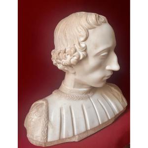 Renaissance-style Marble Bust After Mino Da Fiesole (1429-1484), Italy, 19th Century
