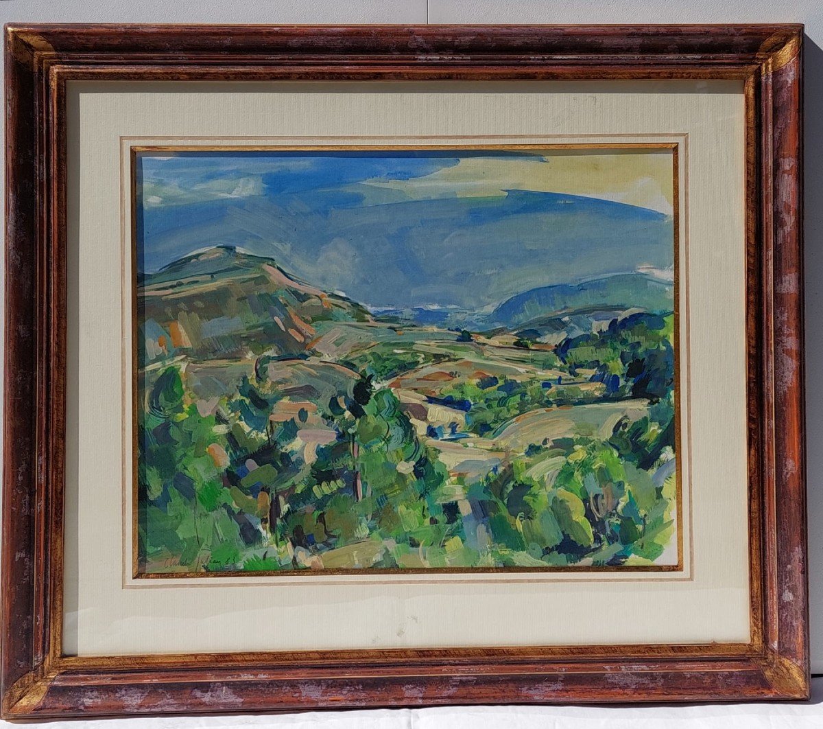 Montagne Saint Victoire XXe - Claude Julian 83