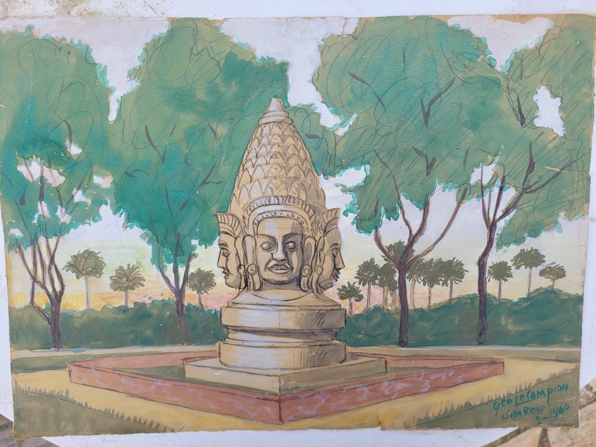 Geo Le Ambiance Angkor Aquarelle 