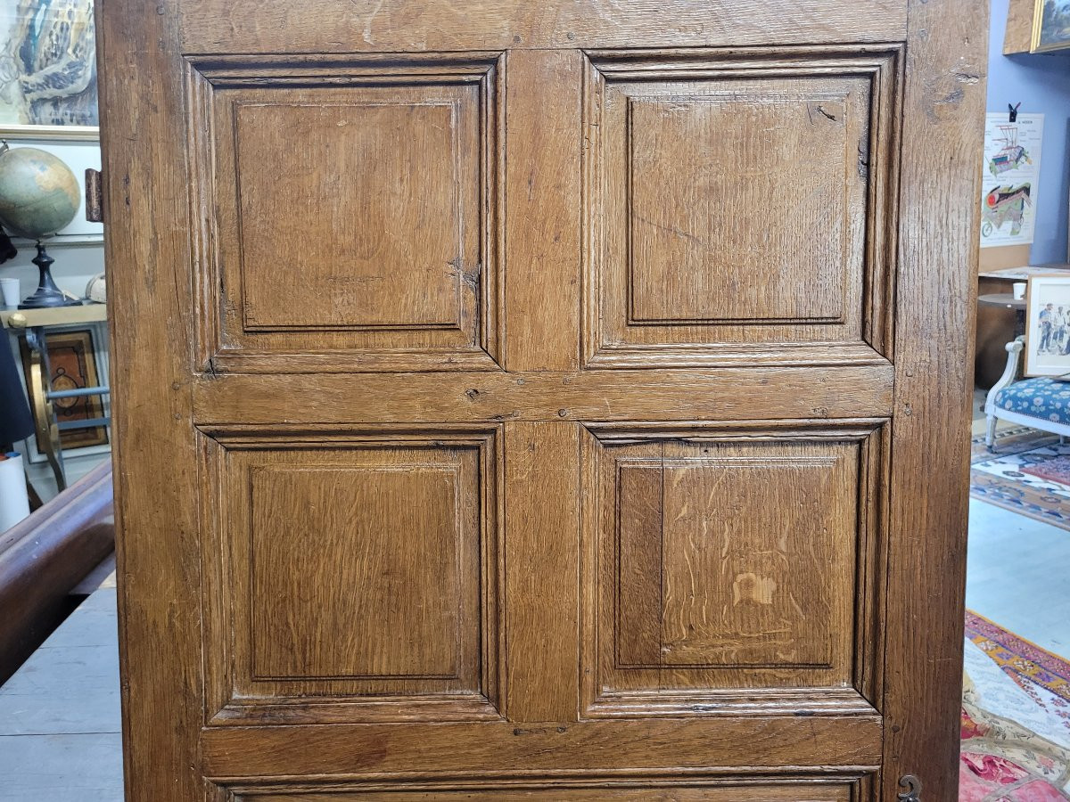Porte ancienne en chêne fin 18 eme-photo-4