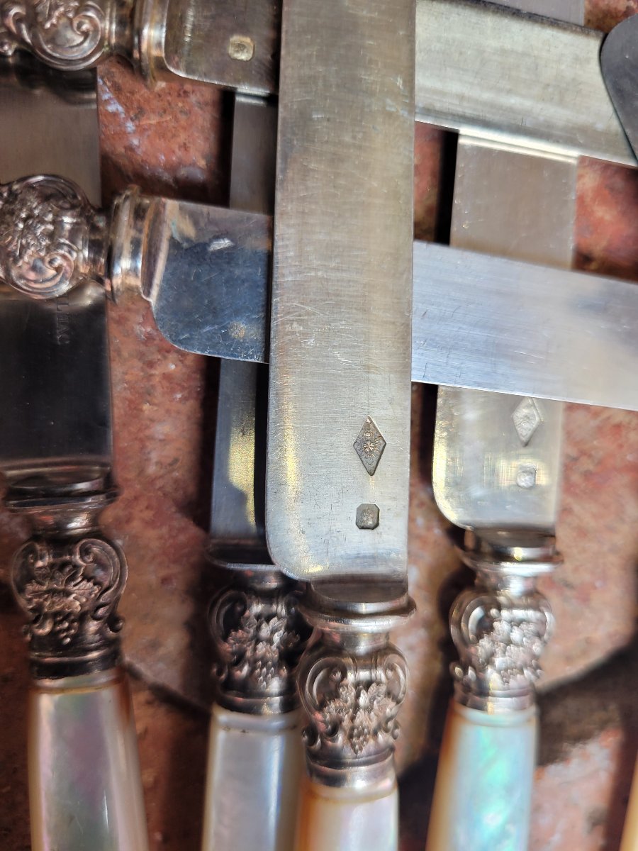 18 Cardeilhac Knives Silver Blades-photo-2