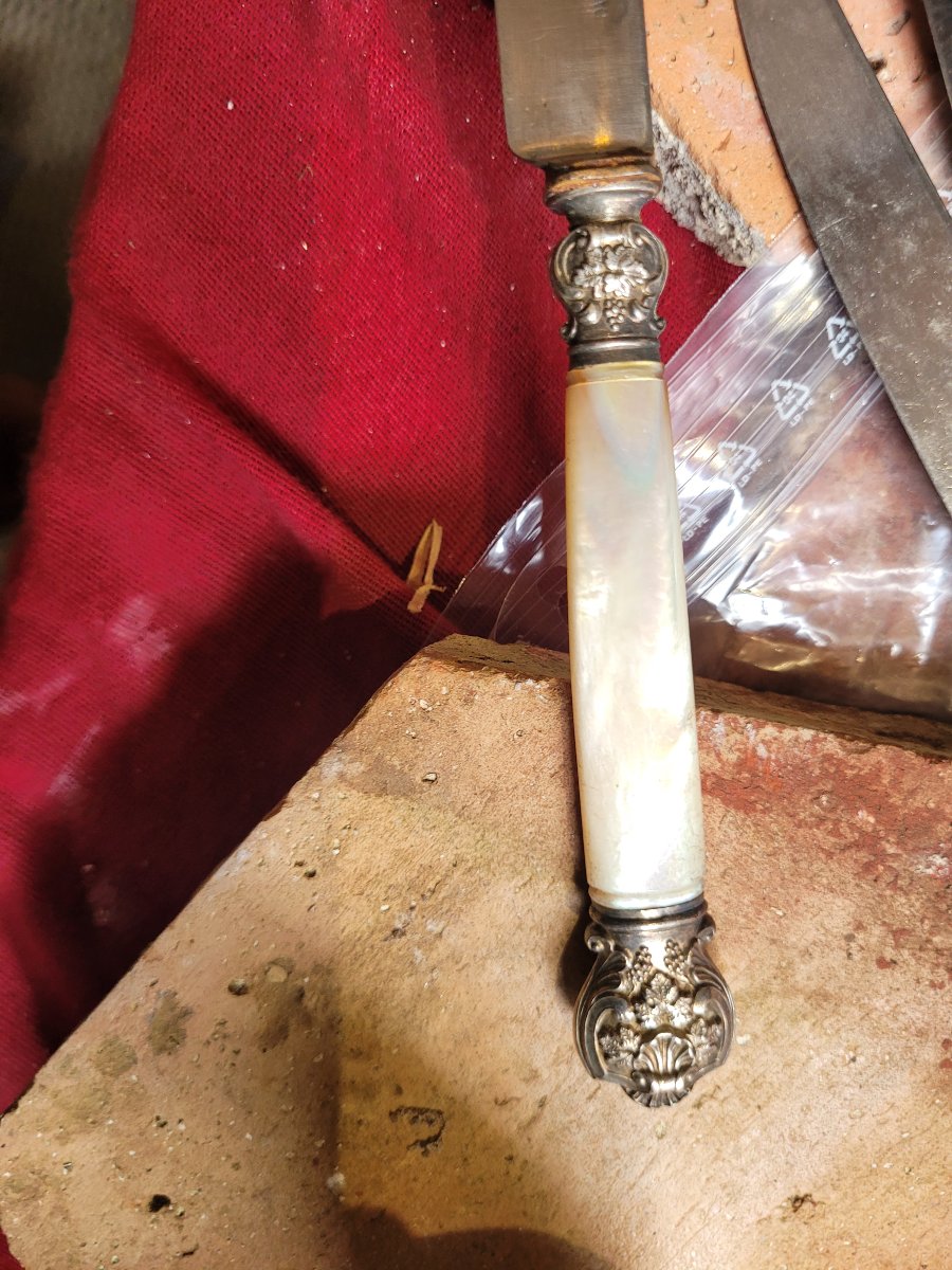 18 Cardeilhac Knives Silver Blades-photo-4
