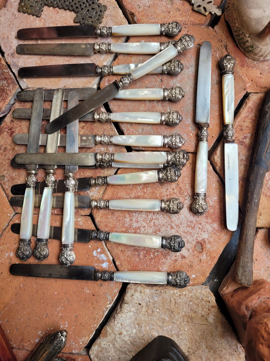 18 Cardeilhac Knives Silver Blades
