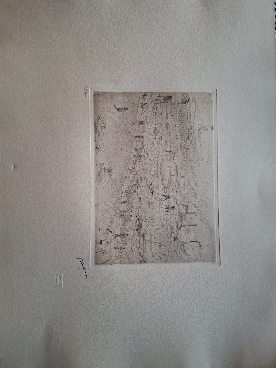 Jules Pascin, Etching 