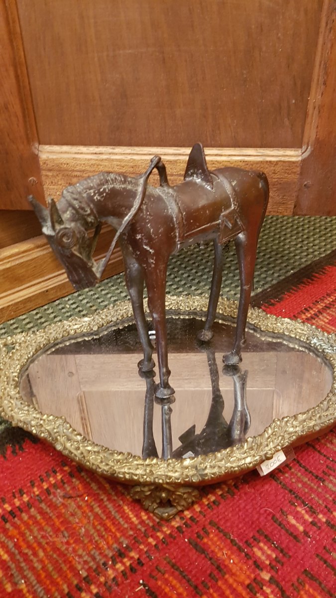 Cheval Arabe En Bronze