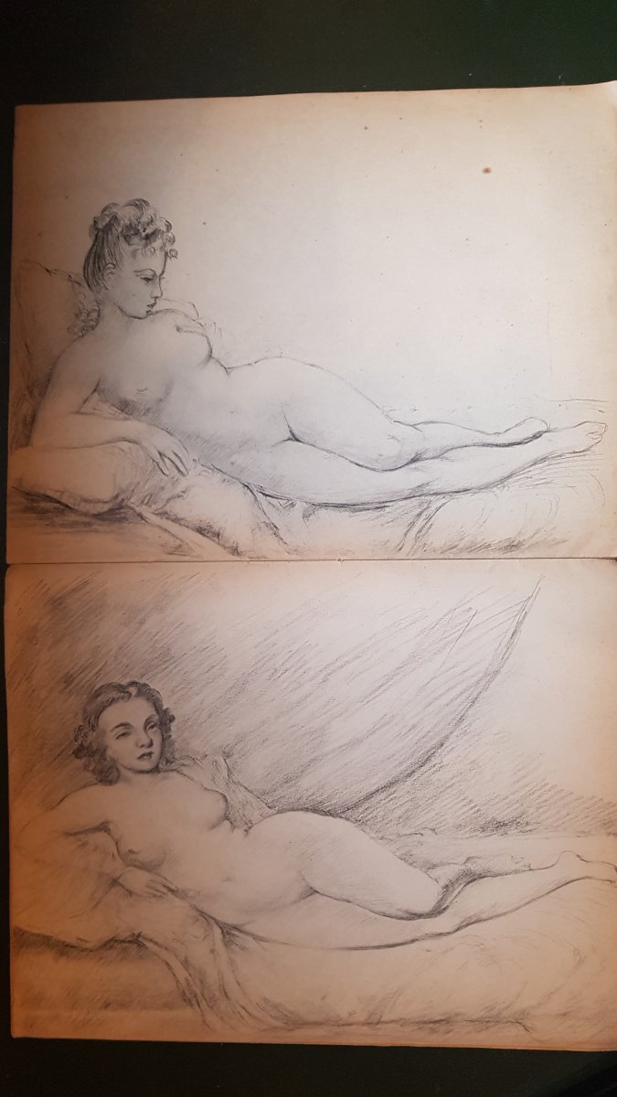 Carnet De Dessins  Erotique Nus Jg Domergue-photo-2