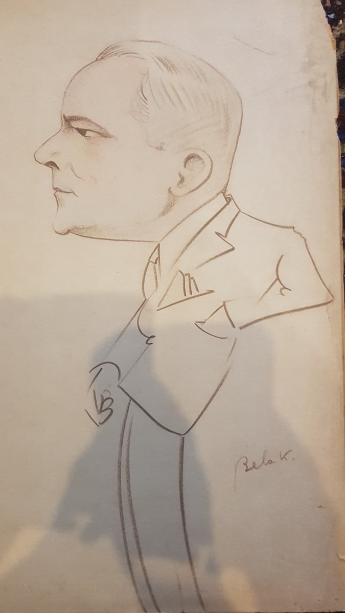 Bela Kadar Peintre Tchèque Representant Le Comte De Potocki Famille Noble Polonaise-photo-2