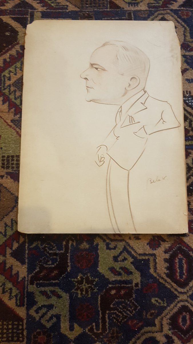 Bela Kadar Peintre Tchèque Representant Le Comte De Potocki Famille Noble Polonaise