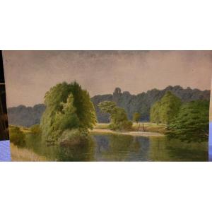 Sutton Palmer Aquarelle Paysage Peintre Anglais