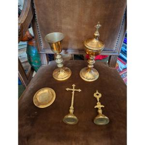 Religious Items: Chalice, Ciborium, Paten... For Travel
