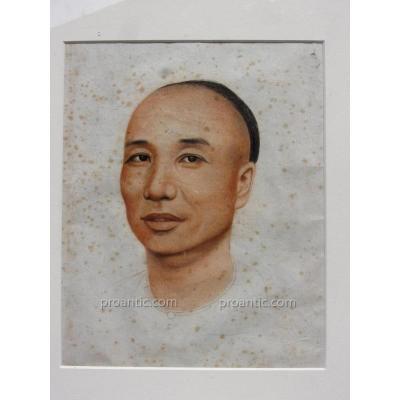 Dessin Portrait Homme Chinois 