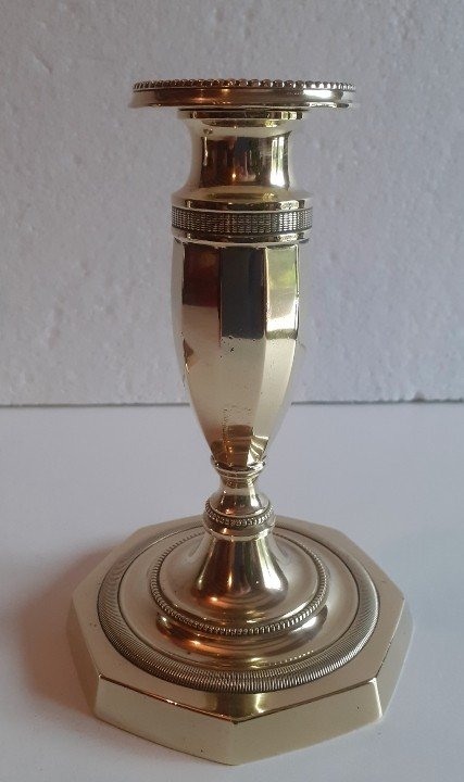 Paire De Bougeoirs De Toilette époque Empire XIX ème -photo-2