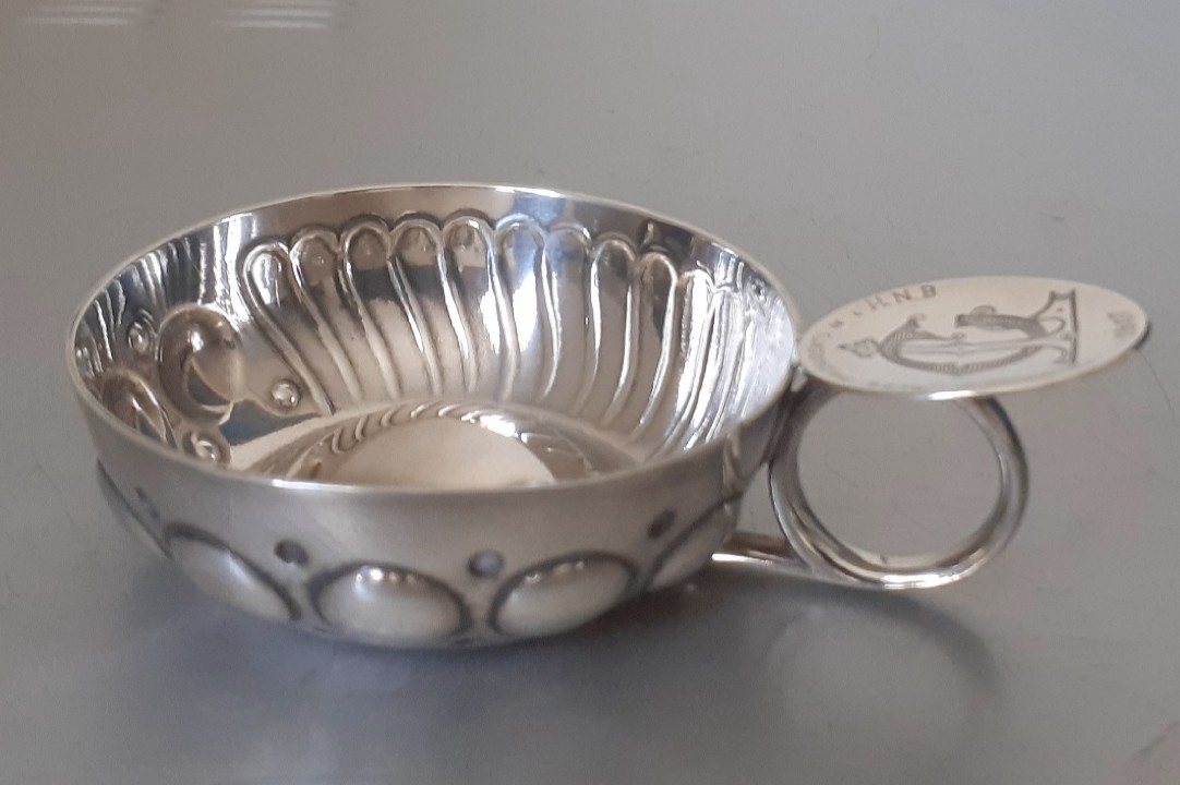 Solid Silver Wine Taster 