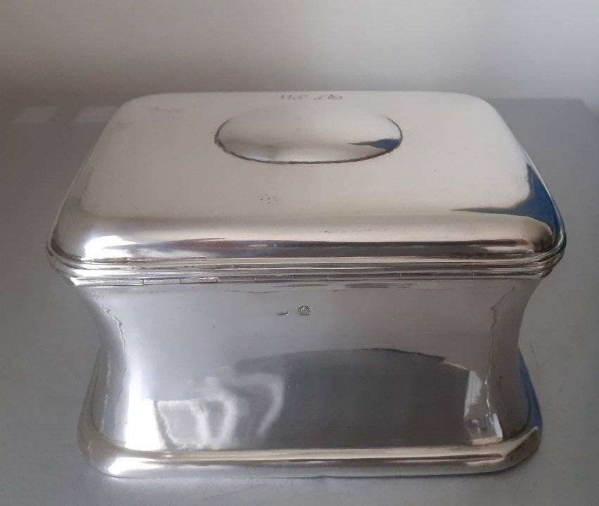 Solid Silver Sugar Box -photo-3