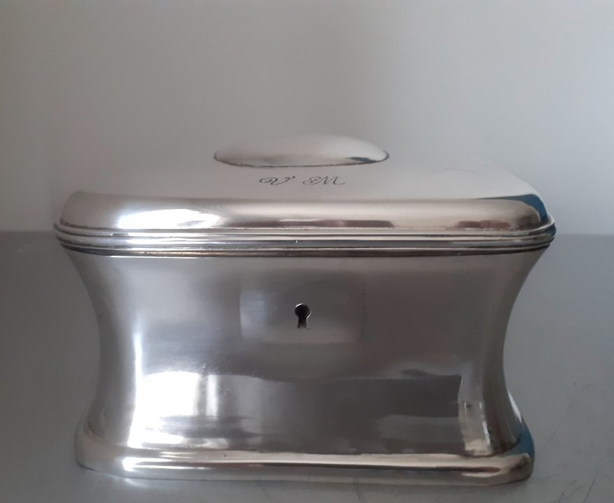 Solid Silver Sugar Box -photo-1