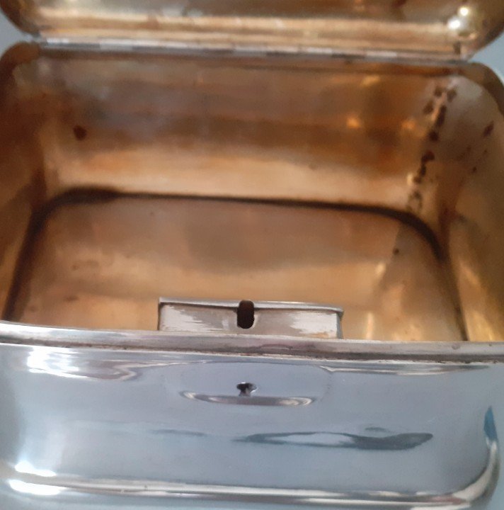 Solid Silver Sugar Box -photo-5