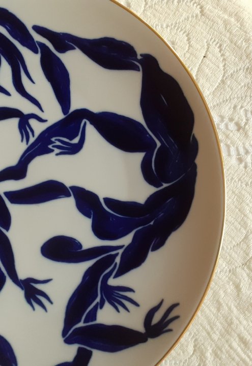 Hervé Van Der Straeten Large Bacchanal Cup For Bernardaud -photo-1