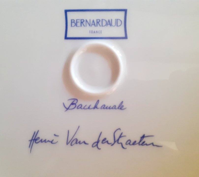 Hervé Van Der Straeten Large Bacchanal Cup For Bernardaud -photo-2