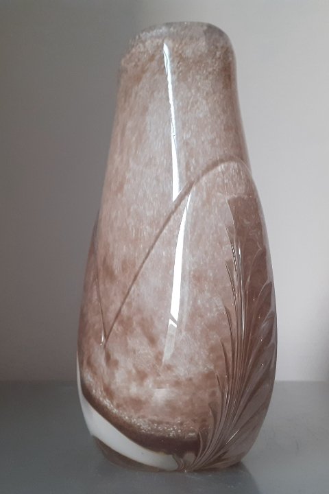 Michel Steiner vase en cristal -photo-2