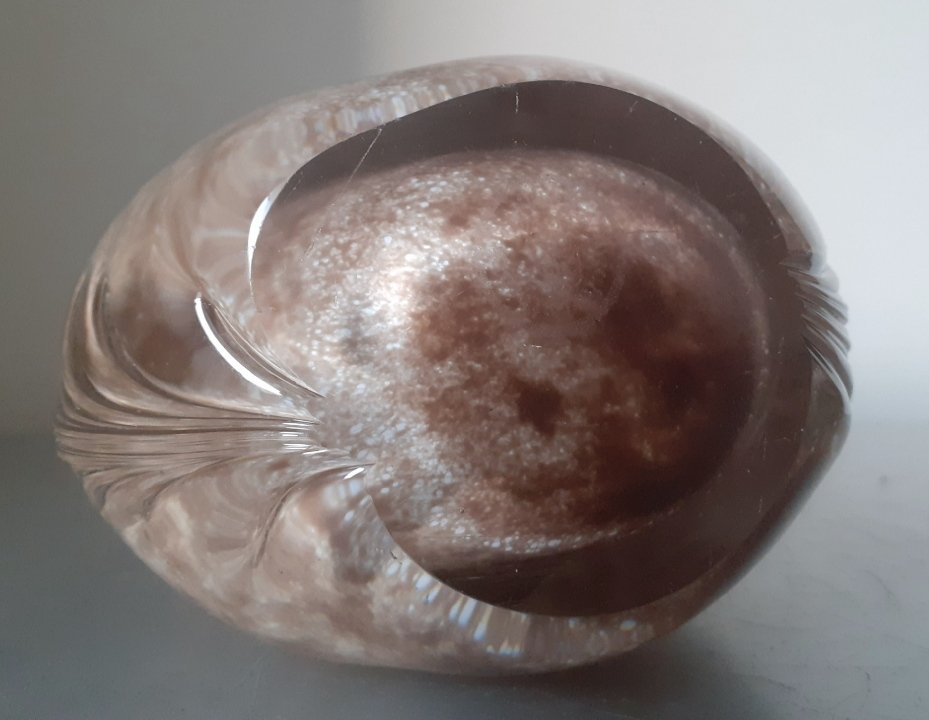 Michel Steiner vase en cristal -photo-6