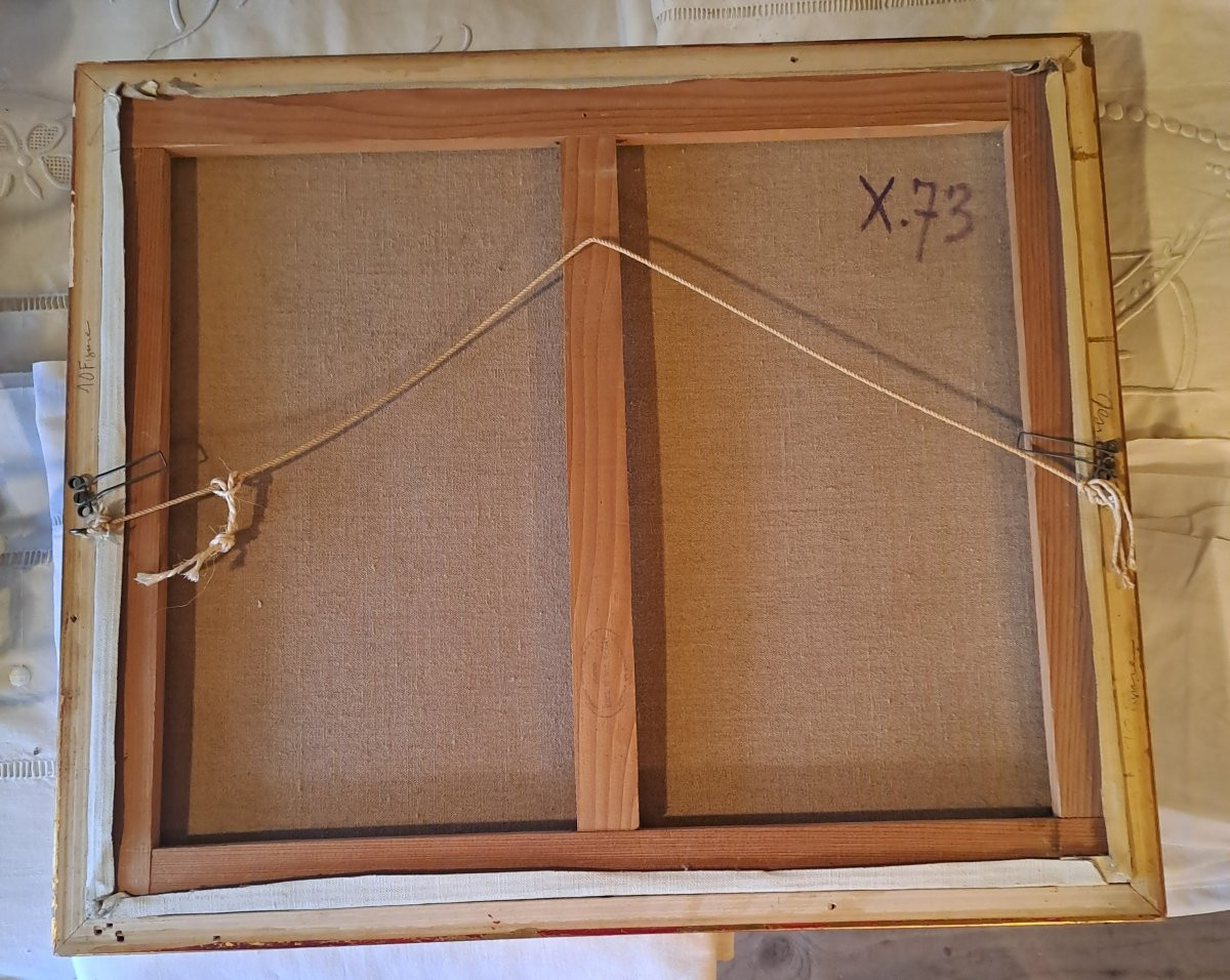 Huile sur toile marine signée Yan de Siber -photo-2